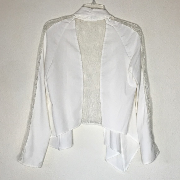 LUSH Cream & Lace Cardigan - Picture 2 of 3